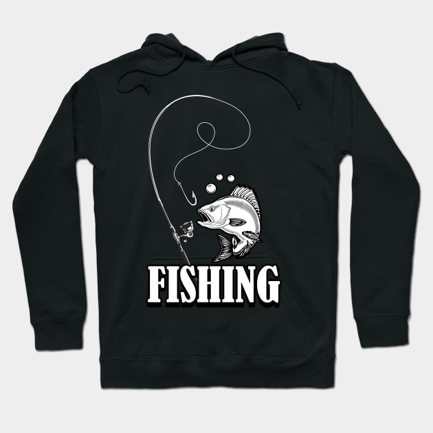 Fishing Rod Hoodie by Dynamic Design